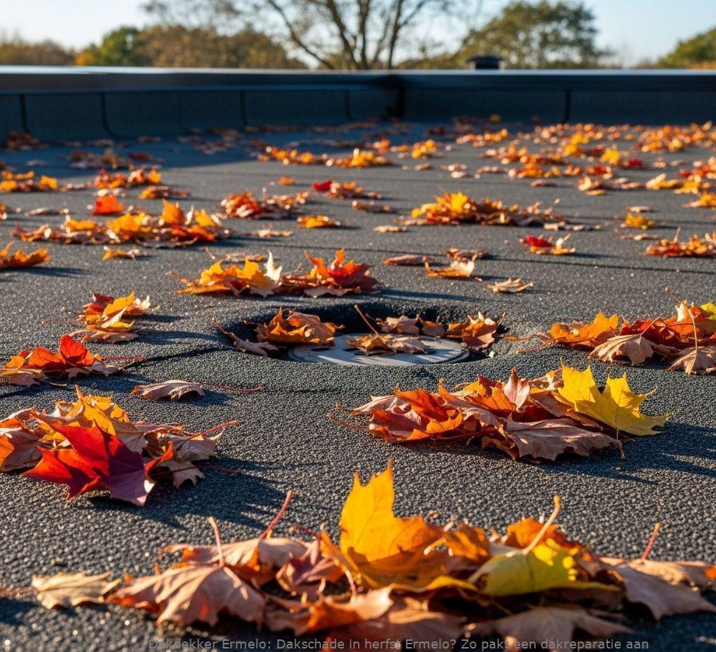 Dakschade In Herfst Ermelo